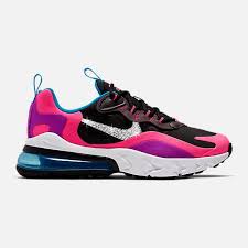 Swarovski Women S Nike Air Max 270 React Hyper Pink Etsy Nike Air Max For Women Pink Sneakers Nike Air Max