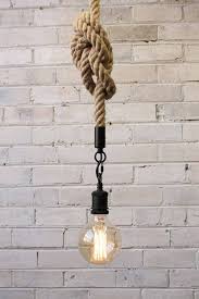 Anchor Rope Pendant Light Bombillas Colgantes Lamparas Colgantes Bombillas