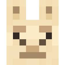 It is a white color bee with a gold halo on its head and it is the only bee in the game that can glow. Minecraft Llama Face Printable For Download Minecraftfaces Com