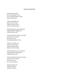 ★ lagump3downloads.com on lagump3downloads.com we do not stay all the mp3 files as they are in different websites from which we collect links in mp3 format, so that we do not violate any copyright. Lirik Lagu Tulus Pamit