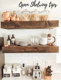 19 gorgeous kitchen open shelving that will inspire you. Farmhouse Open Shelving Kitchen Open Shelving Tutorial How To Build Open Shelves Open Shel Open Kitchen Shelves Kitchen Shelf Decor Farmhouse Kitchen Diy