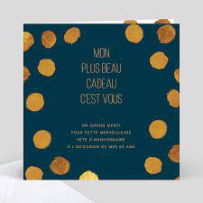 Cette fête d'anniversaire n'aurait pas été la même sans toi ! Remerciement Anniversaire Graphique Chic Popcarte