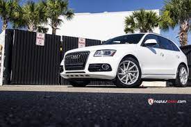 Audi Q5 Lowered On Vossen Cvt Wheels Advanced Automotive Accessories Audi Q5 Audi Aftermarket Parts