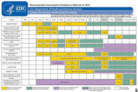 Amazon Com 20in X30in Poster Immunization Schedule 2016 For