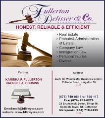 A divorce lawyer un abogado matrimonialista. Fullerton Delisser Co Attorneys At Law In Kingston St Andrew Parish Jamaica Business Ja