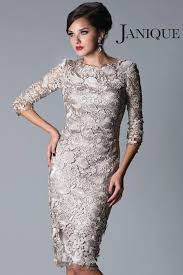 Janique W041 Janique After Five Fashion Graduation Dresses Prom Dresses Cocktail Dresses Cas Knee Length Evening Dress Lace Formal Dress Mothers Dresses