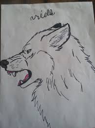 Growling Wolf 1 Arielle Needham Drawings Illustration Animals Birds Fish Wolves Artpal 400 x 504 jpeg 24 кб. growling wolf 1 arielle needham