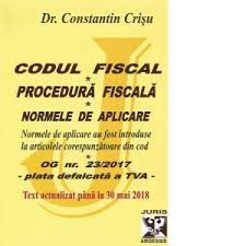 We did not find results for: Codul Fiscal Procedura Fiscala Normele De Aplicare Text Actualizat Pana La 30 Mai 2018 Constantin Crisu