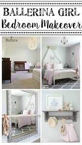 Ballerina Girl Bedroom Makeover Reveal Girls Bedroom Makeover Girls Ballerina Bedroom Bedroom Makeover