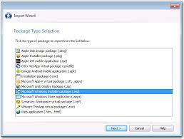 Setup wizard helps manages applications on your device. Importing A Single Package File