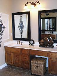 Bath Black Mirrors Wood Cabinets Picture Those Cabinets Painted Black Bathroom Mirror Frame Bathroom Furniture Unique Bathroom Mirrors
