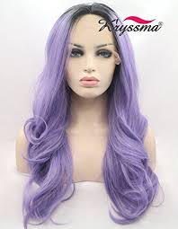 Black And Purple Wig K Ryssma Christmas Dark Roots Synthetic Lace Front Wig Lo Lace Front Wigs Synthetic Lace Wigs Blonde Lace Front Wigs