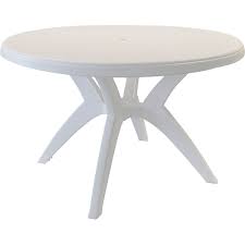 Also, we plan to do a l shaped banquette in the future and will be getting backless barstools. Ibiz 46 Inch Round Resin Pedestal Poolside Table Includes Umbrella Hole