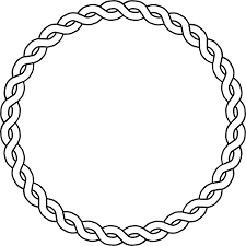 Rope Border Circle Diy Leather Bracelet Clip Art Borders Circle