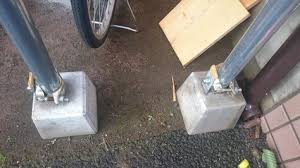 愛車を錆びさせない 自転車置き場を単管パイプで自作 diy 湘南の風にのせて 自転車置き場 自転車置場 diy 単管パイプ