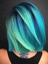 25 Stunning Blue Ombre Hair Color Trends In 2018 Gorgeous Collection Of Blue Omrbe Haircuts And Hair Colors To Co Blue Ombre Hair Hair Styles Hair Color Crazy