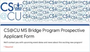 List of microsoft office programs. Cs Cu Ms Bridge Program In Computer Science Department Of Computer Science Columbia University