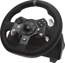 Logitech G920 Driving Force Racing Wheel For Xbox One And Windows Black 941 000121 Best Buy Logitech Racing Wheel Xbox One Pc