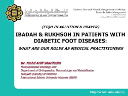 Sekiranya telah ada air, maka solat menghormati waktu wajib diulang sekiranya waktu solat dan wajib qada solat. Pdf Ibadah Rukhsoh In Patients With Diabetic Foot Diseases What Are Our Roles As Medical Practitioners