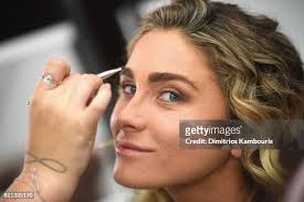 Designer Kelsey Duffy poses backstage at SWIMMIAMI Versakini 2018... News  Photo