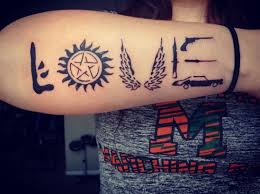 Supernatural Tattoo Supernatural Tattoo Incredible Tattoos Mark Of Cain Tattoo