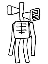 How to draw siren head. Siren Head 2 Coloring Page Free Printable Coloring Pages For Kids