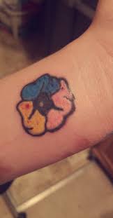 The image of a colorful hummingbird is accompanied with a beautiful and colorful hibiscus and a rose flower. I Just Got A Pansy Tattoo That Represents Me Pansexual