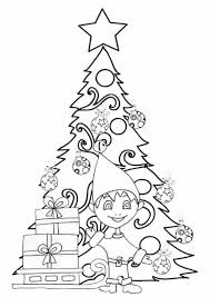 Peppa pig e george sulle slitte disegno da colorare gratis. Albero Di Natale Con Folletto Da Colorare Cose Per Crescere