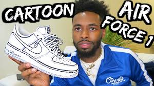 Check spelling or type a new query. How To Make Custom Cartoon Air Force 1 Tutorial Youtube