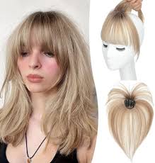 Amazon.com : ORIGEN Clip in Bangs Real Human Hair Clip
