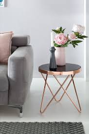 Welch Edler Anblick Rosefarbener Beistelltisch Wohnen Wohnzimmereinrichtung Home Rosegold Couchtisch Rund Couchtisch Wohnzimmertisch