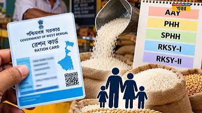 West Bengal Ration Card: আপনার রেশন কার্ডে মাসে কত কেজি চাল পাওয়ার কথা? কার্ডের category জানলেই বেরিয়ে যাবে হিসাব | Times Now Khobor
