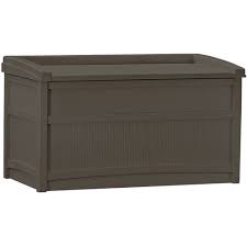 It is easily put together in minutes, requiring no tools. Suncast 50 Gallon Outdoor Resin Deck Storage Box With Seat Java Brown Walmart Com Walmart Com