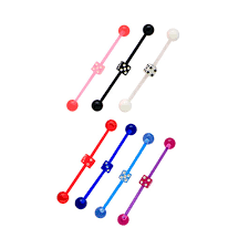 Flexible Acrylic Dice Industrial Barbells