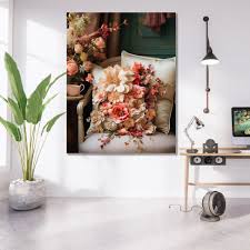 Tablou Canvas - Room with Flowers – The Print Studio