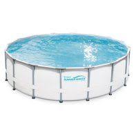 Intex 26ft X 52in Ultra Xtr Round Frame Pool Set With Sand Filter Pump Walmart Com Above Ground Swimming Pools Summer Waves Swimming Pools