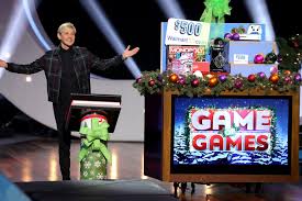 Three points, two woozy participants and one rubber ball. Ellen S Game Of Games Reveals Key Art For Holiday Spectacular