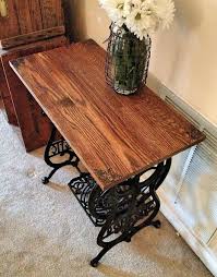 Reclaimed Wood Sewing Machine Table Sewing Machine Tables Singer Sewing Machine Table Old Sewing Machines