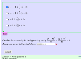 What is meant by the eccentricity of a hyperbola? Given The Parabola X 2 2 6 Y 2 We Would Chegg Com