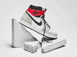 Jordan Retro 1 High Og White Black Red July 11 Air Jordan 1 High Og White Black Light Smoke Grey Varsity Red Sneaker Debut