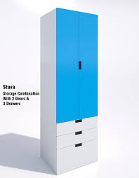 This diy ikea bed with storage is genius for small bedrooms. Ikea Stuva Storage Cabinet 3d Model