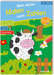 Kinder lernen die ersten zahlen normalerweise bereits in bilderbüchern kennen. Mein Dickes Malen Nach Zahlen Ab 6 Jahren Schmidt Sandra Dussmann Das Kulturkaufhaus