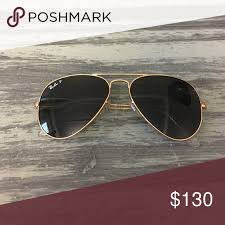 Black And Gold Aviator Ray Bans Polarized Ray Ban Aviator Classic Aviator Classic Ray Ban Aviators Ray Bans