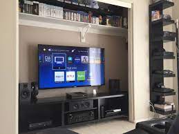 Closet Theater Room Setup Gaming Room Setup Game Room