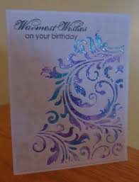 Join me and i\'ll provide you with free card making ideas, and show you how to make beautiful handmade greeting cards. Blingy Birthday Wishes Cards Handmade Card Craft Vellum Cards