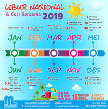 Menjelah hari raya idul fitri 2019, pemerintah telah meresmikan jadwal libur lebaran dan cuti bersama untuk tahun 2019. Libur Lebaran 2019 Pns Nusagates