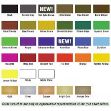 Rosco Paint Color Chart