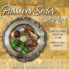 In jesus' time, the jewish passover ((hebrew). Order Your 5781 Passover Seder In A Box Park East Synagogue
