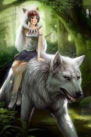 Big Wolf Studio Ghibli Movies Princess Mononoke Wallpaper Princess Mononoke