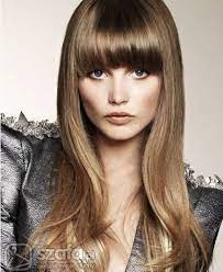 naturalny blond long hair with bangs long hair styles hair styles